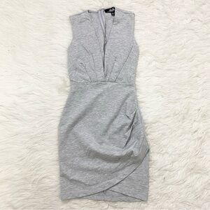 LULU’S Light Gray Mini Dress